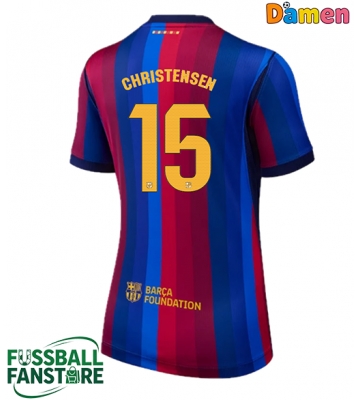 Barcelona Andreas Christensen #15 Replik Heimtrikot Damen 2026-27 Kurzarm